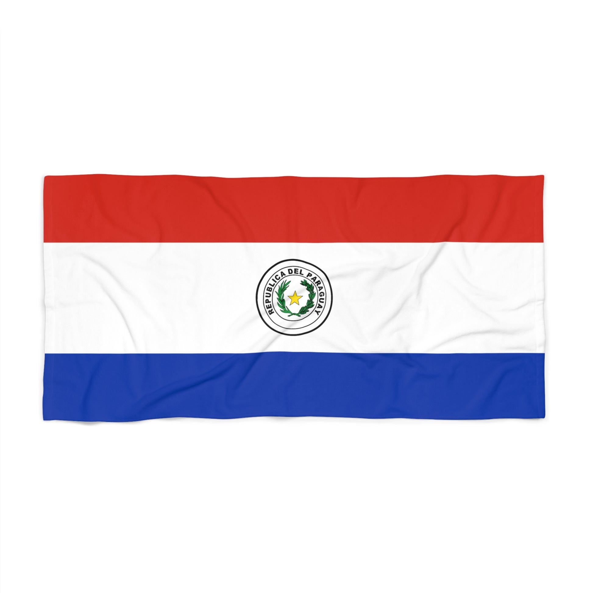 Paraguay Flag Beach Towel | Quality & Long Lasting - 2 Sizes | Paraguayan Pride | Gift for Guaranis - Latinos 4 The World