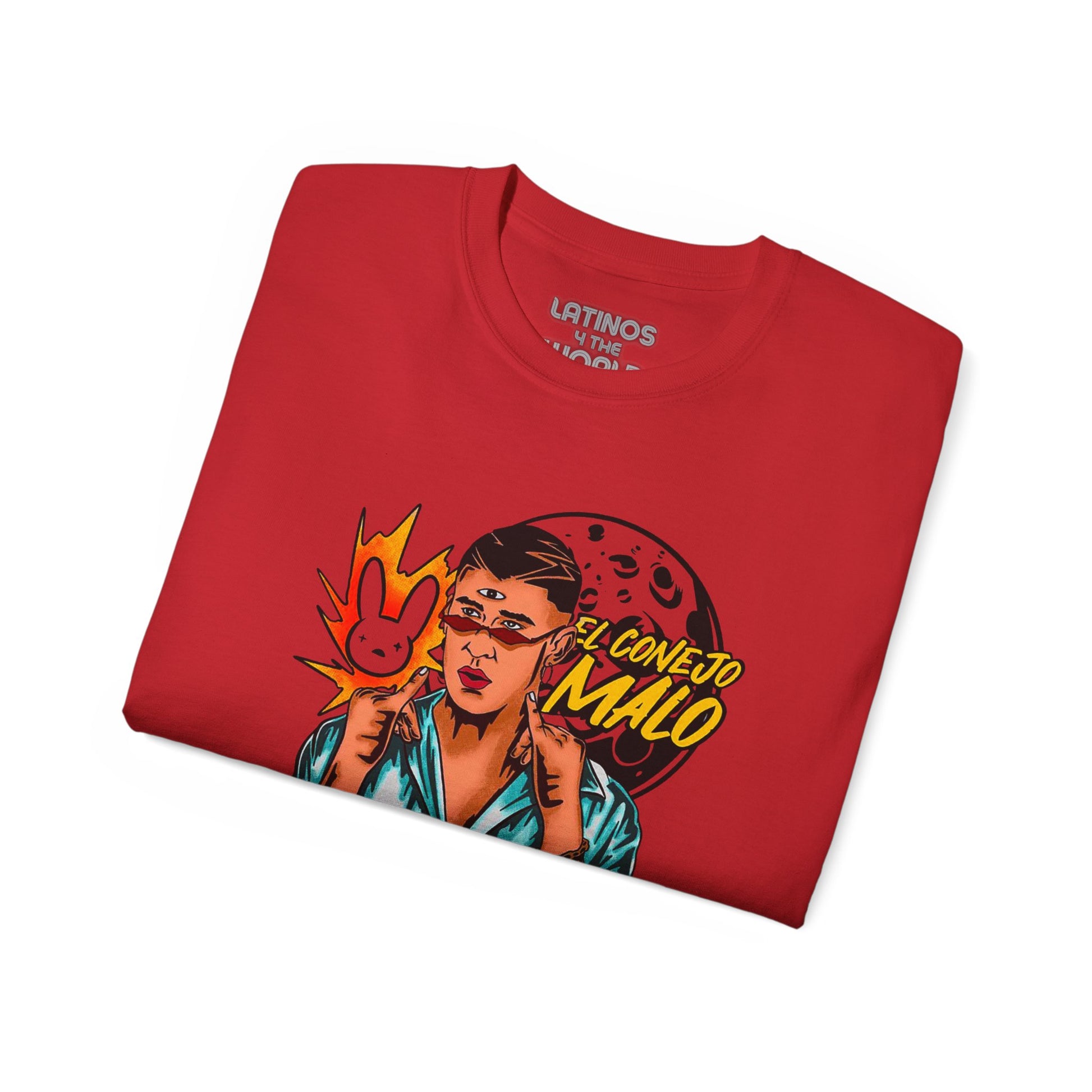 Benito Exclusive | El Conejo Malo T-shirt | 3 Colors - Heavy Cotton Quality - Latinos 4 The World