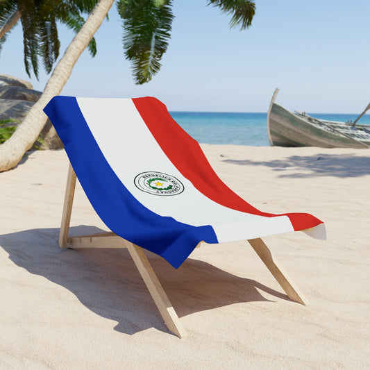 Paraguay Flag Beach Towel | Quality & Long Lasting - 2 Sizes | Paraguayan Pride | Gift for Guaranis - Latinos 4 The World