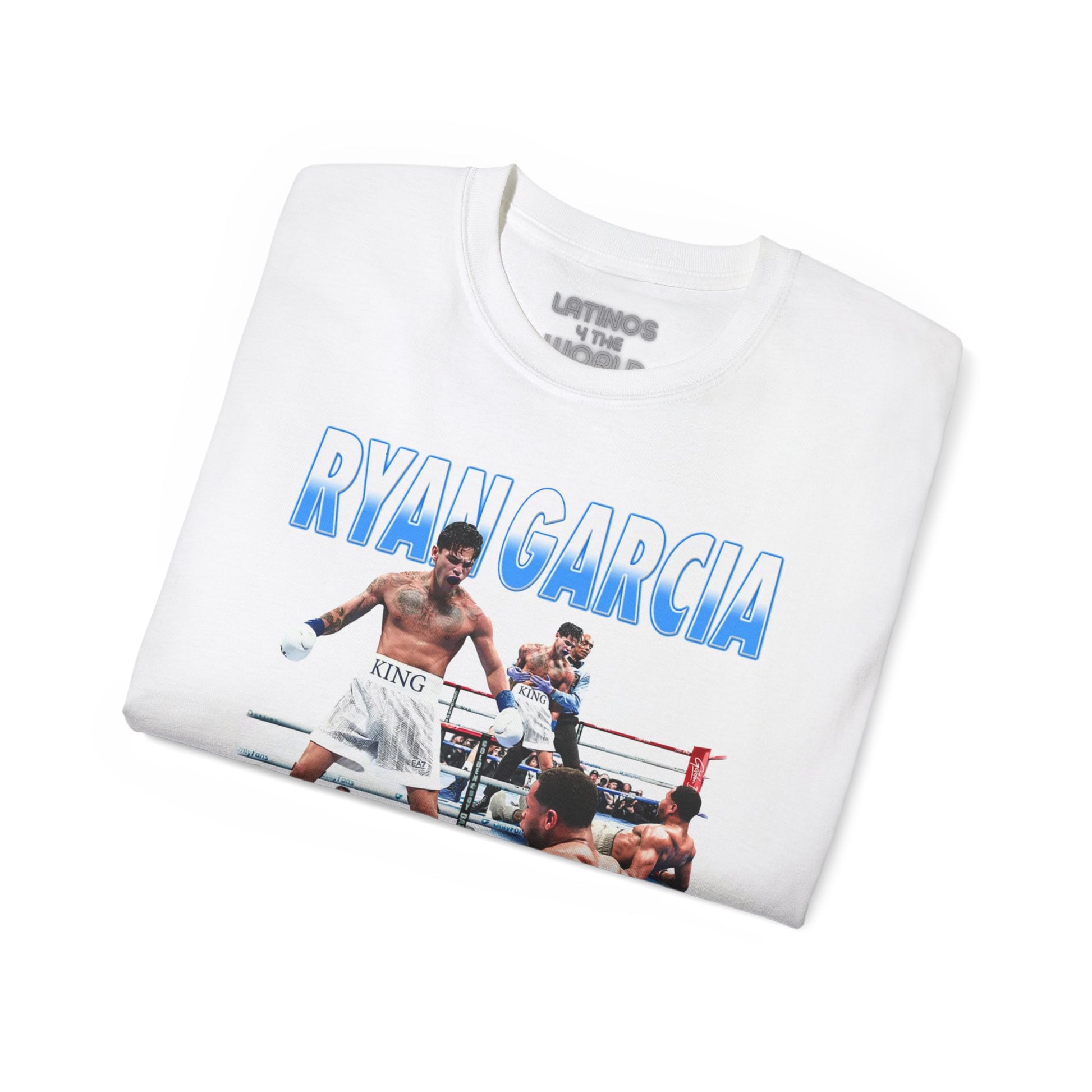 RYAN GARCIA v. DEVIN HANEY T-SHIRT | KNOCKDOWN OF THE YEAR GRAPHIC | 4 COLORS - Latinos 4 The World