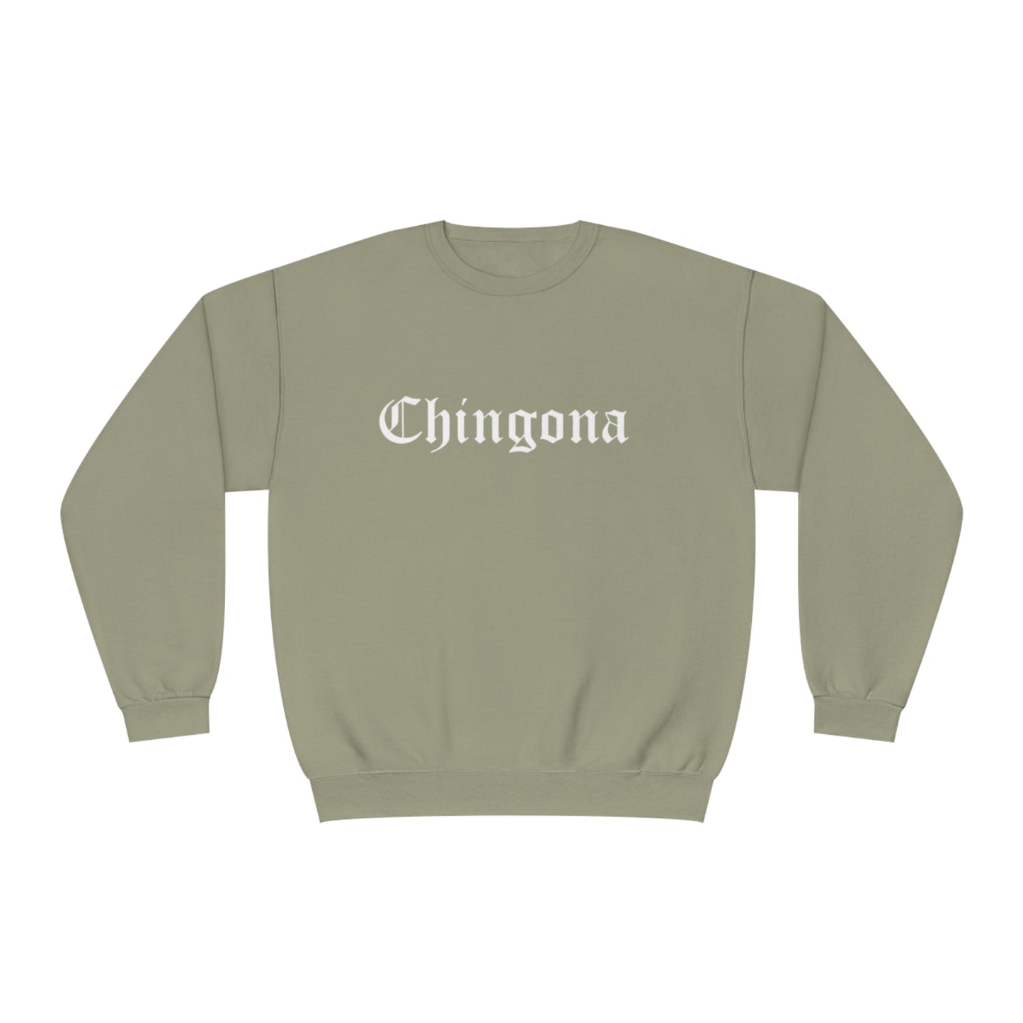 Chingona Crewneck Sweatshirt | Fleece-Lined Crewneck | 5 Colors Available - Latinos 4 The World