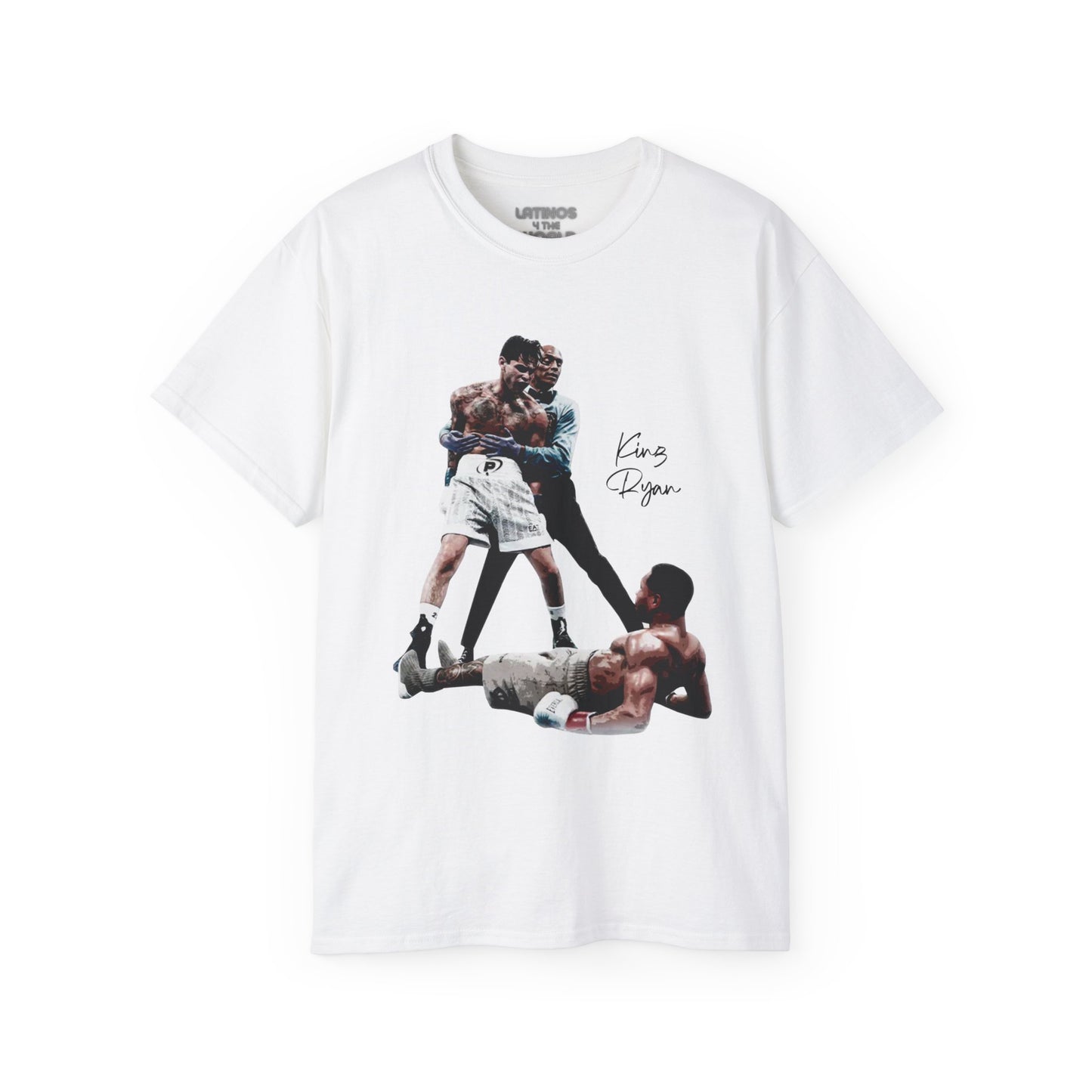 RYAN GARCIA v. DEVIN HANEY T-SHIRT | KNOCKDOWN SNAPSHOT GRAPHIC | 4 COLORS - Latinos 4 The World