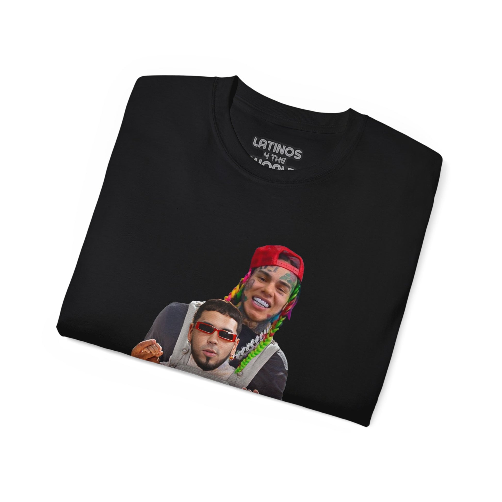 Tekashi 69 Tee | Beef with Anuel AA 6ix9ine Daddy Baby Carriage Design | 5 Colors | Heavy Cotton - Latinos 4 The World