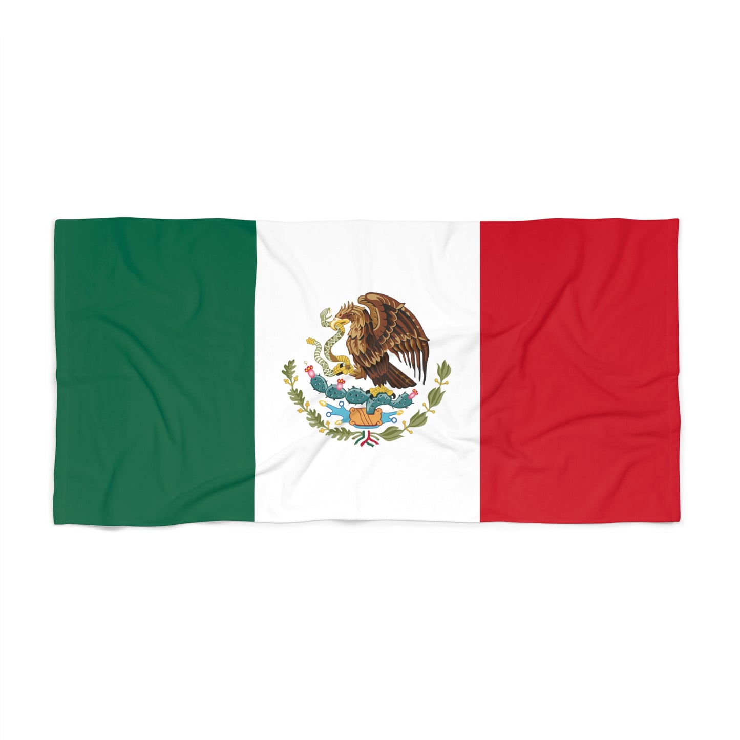 Mexico Flag Beach Towel | Quality & Long Lasting - 2 Sizes | Mexican Pride | Gift for Mexicans - Latinos 4 The World