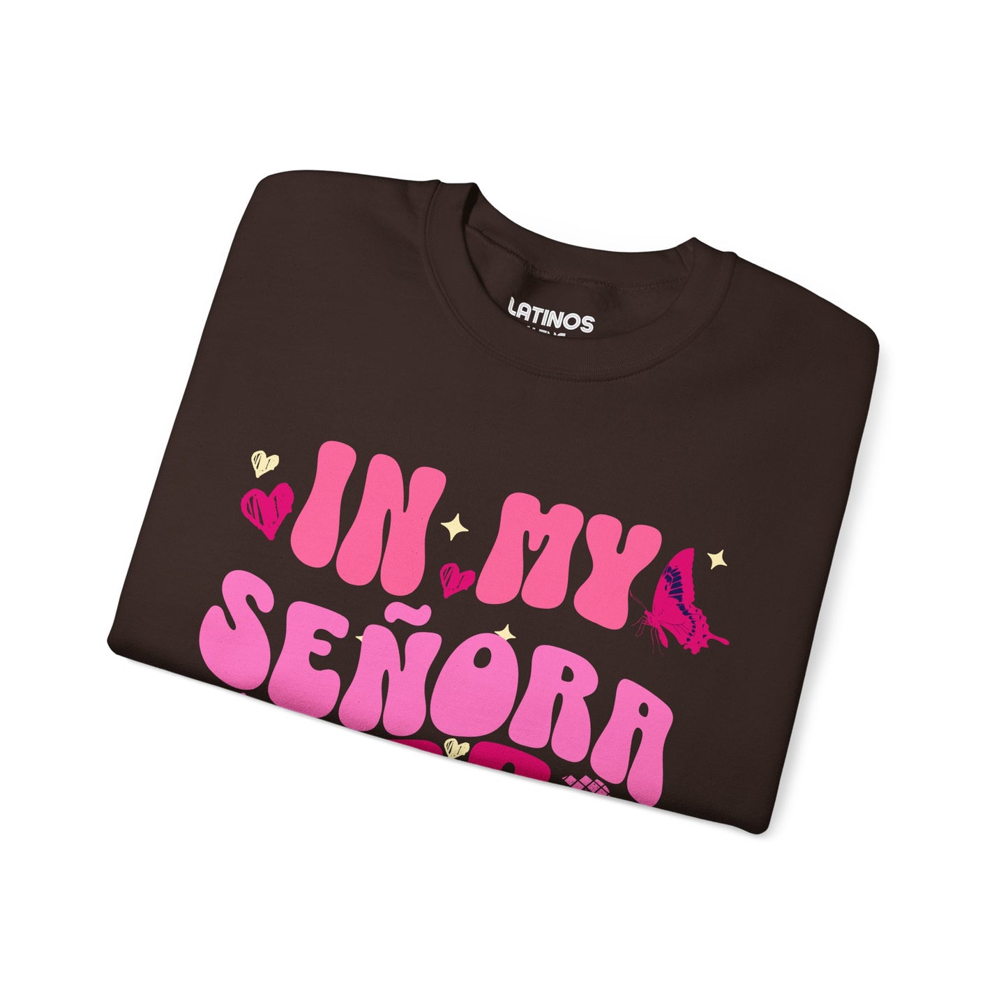 In My Señora Era Latina Mom Comfy Crewneck Sweater | Funny Viral Latino | 3 Colors