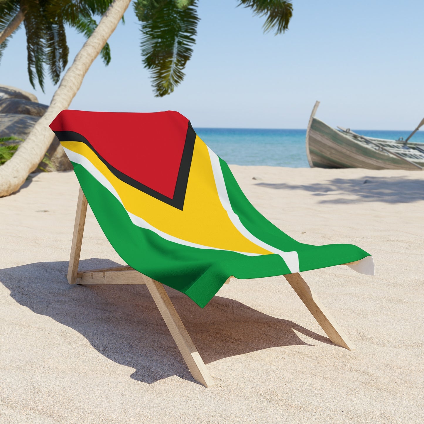 Guyana Flag Beach Towel | Quality & Long Lasting - 2 Sizes | Guyanese Pride | Gift for Guyanans - Latinos 4 The World