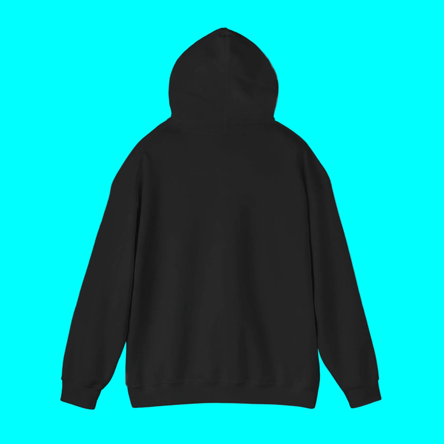 Black hoodie on a white background