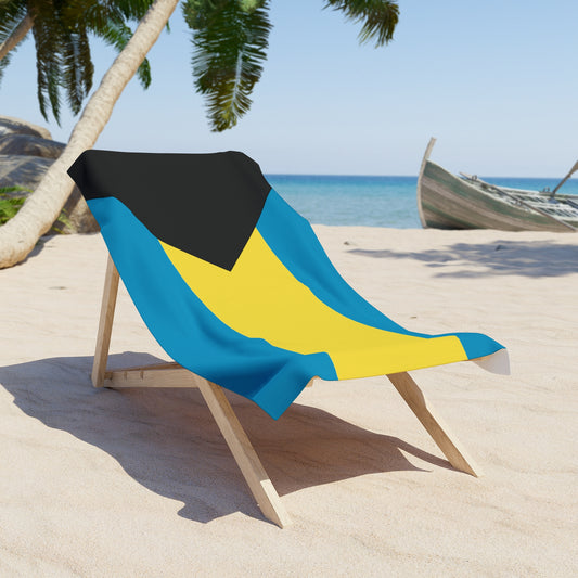 Bahamas Beach Towel | Quality & Long Lasting - 2 Sizes | Bahamian Pride | Gift for Bahamians