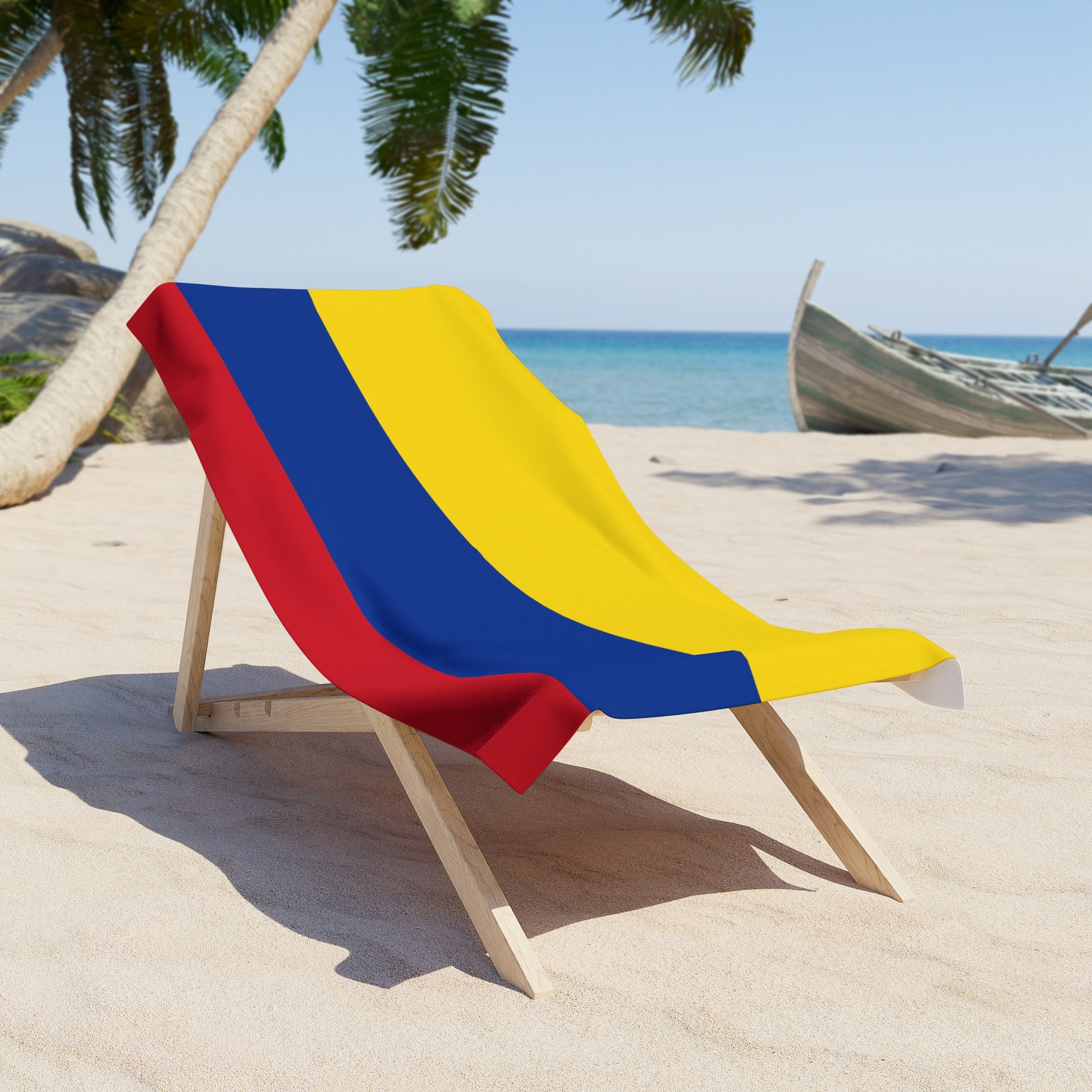 COLOMBIA Flag Beach Towel | Quality & Long Lasting - 2 Sizes | Colombian Pride | Gift for Colombianos - Latinos 4 The World