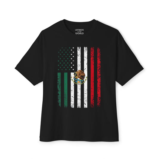 JULY 4TH USA + MEXICAN PRIDE T-Shirt | Independence Day Latino Vibes (Mexico) - July 4th | 2 Colors - Latinos 4 The World