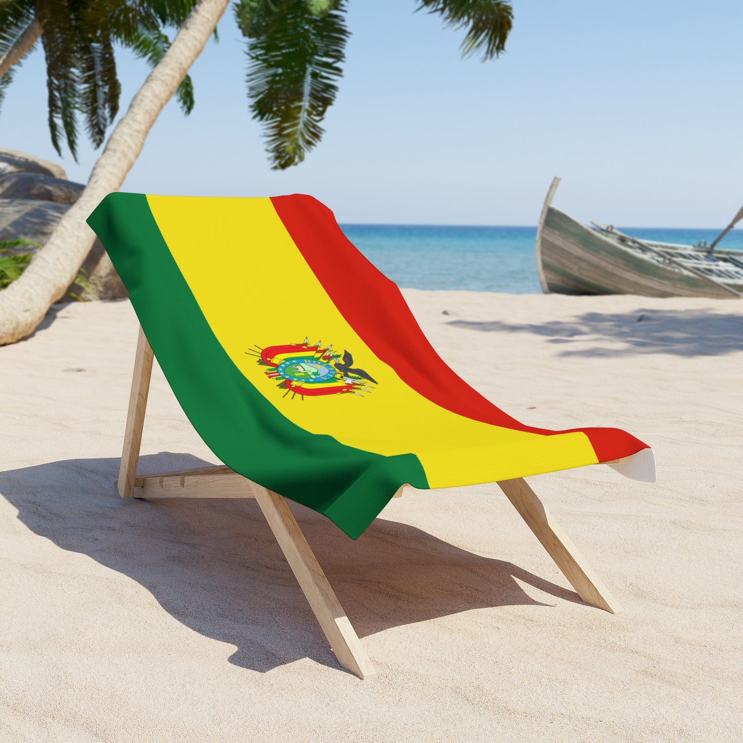 Bolivia Flag Beach Towel | Quality & Long Lasting - 2 Sizes | Bolivian Pride | Gift for Bolivians - Latinos 4 The World