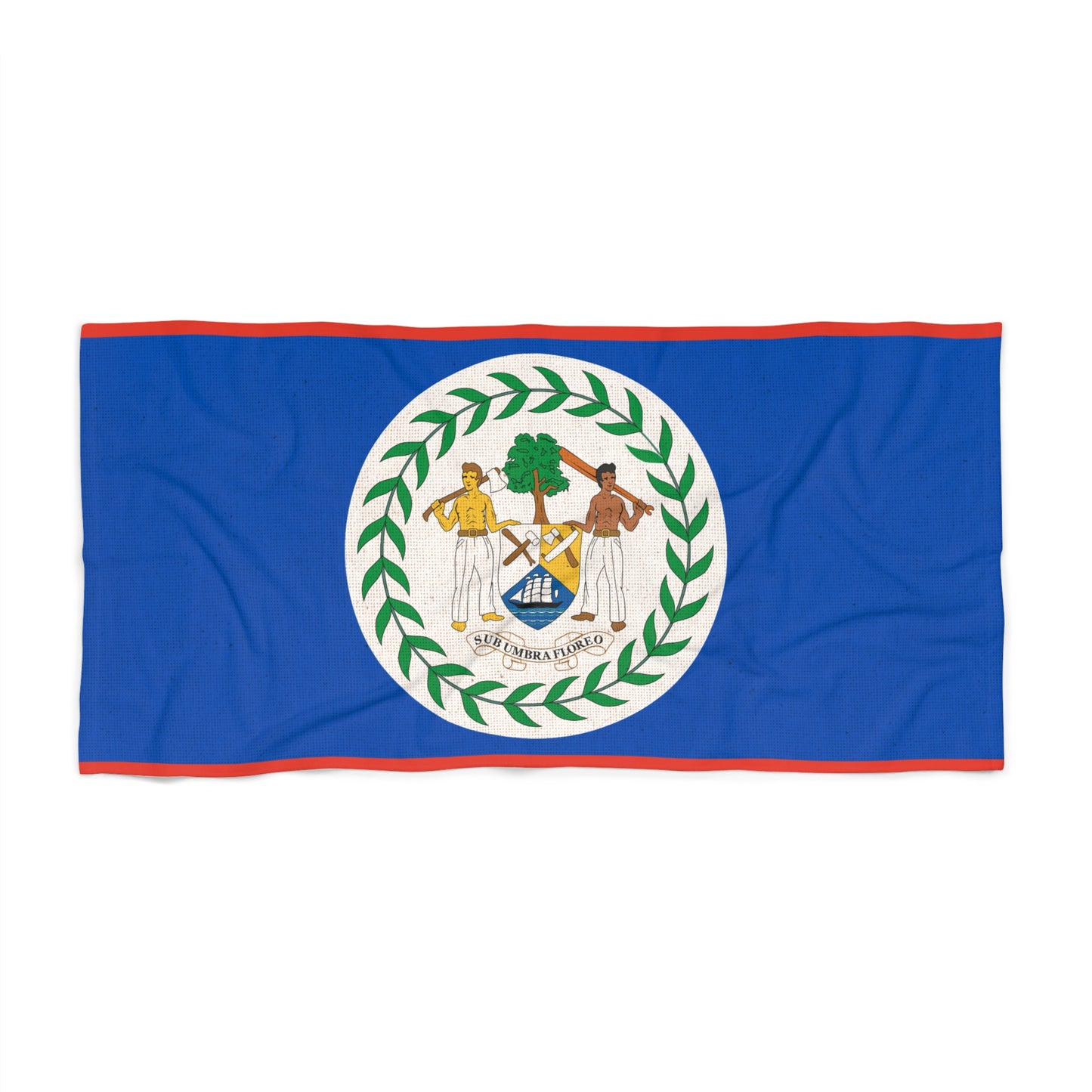 Belize Beach Towel | Quality & Long Lasting - 2 Sizes | Belizean Pride | Gift for Belizeans - Latinos 4 The World