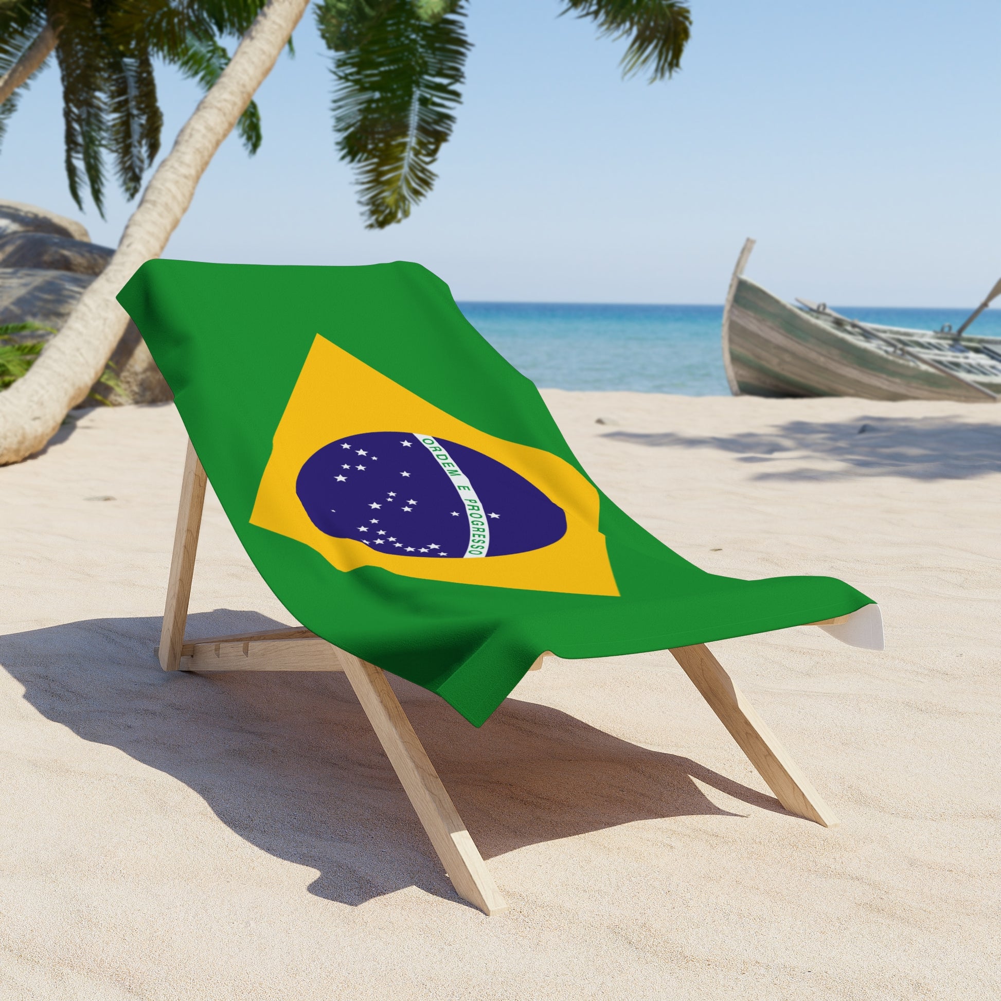 BRAZIL Flag Beach Towel | Quality & Long Lasting - 2 Sizes | Brazilian Pride | Gift for Brazilians - Latinos 4 The World