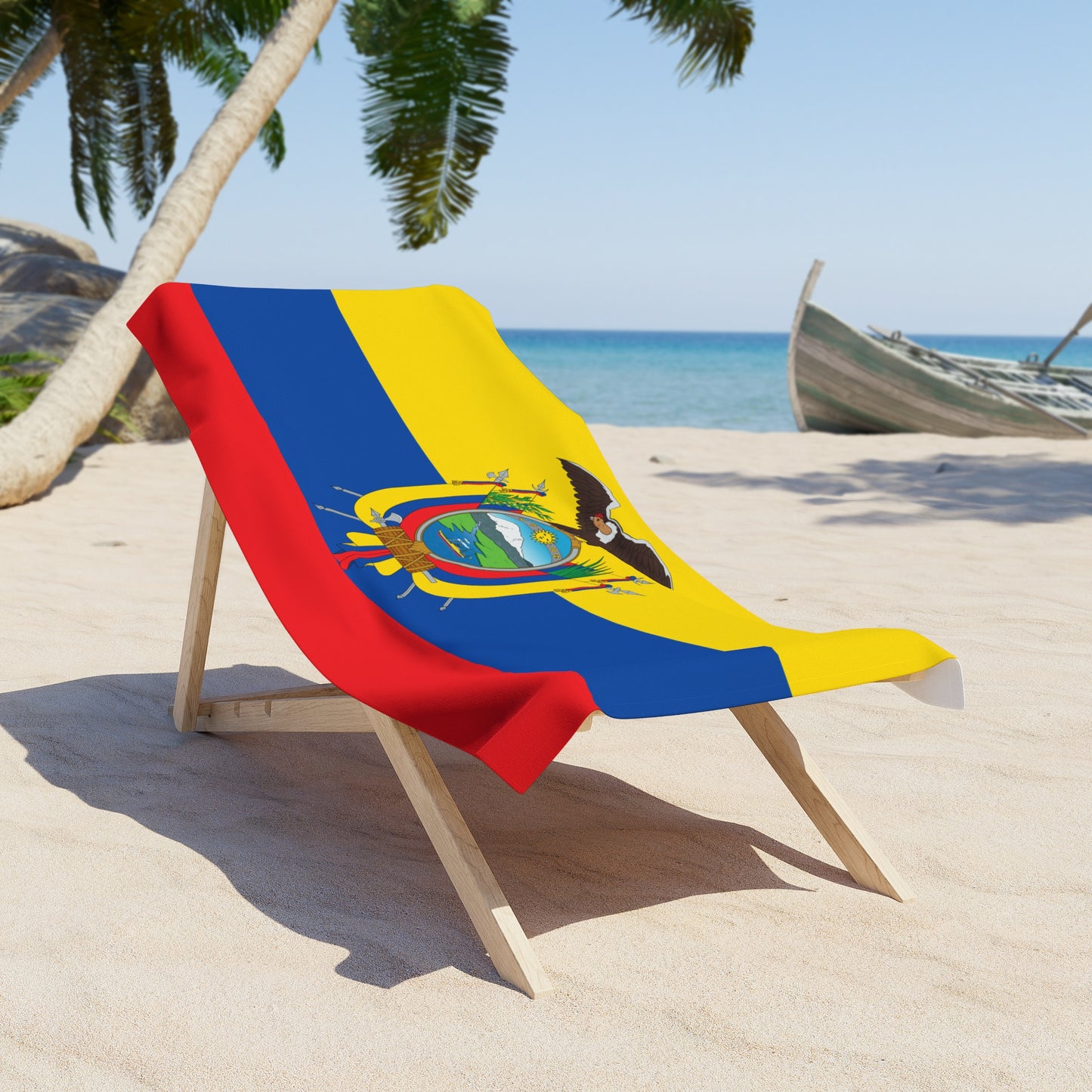 ECUADOR Flag Beach Towel | Quality & Long Lasting - 2 Sizes | Ecuadorian Pride | Gift for Ecuadorians - Latinos 4 The World