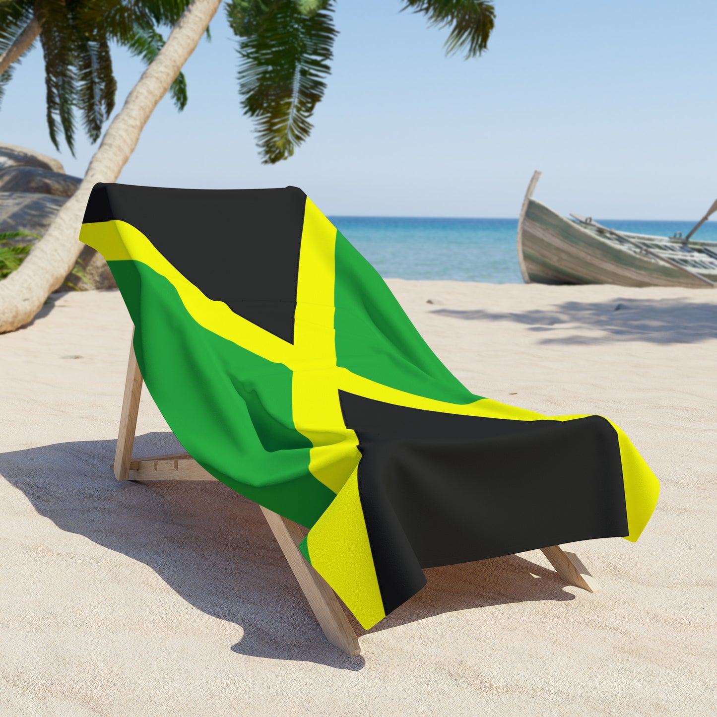 Jamaica Flag Beach Towel | Quality & Long Lasting - 2 Sizes | Jamaican Pride | Gift for Jamaican - Latinos 4 The World