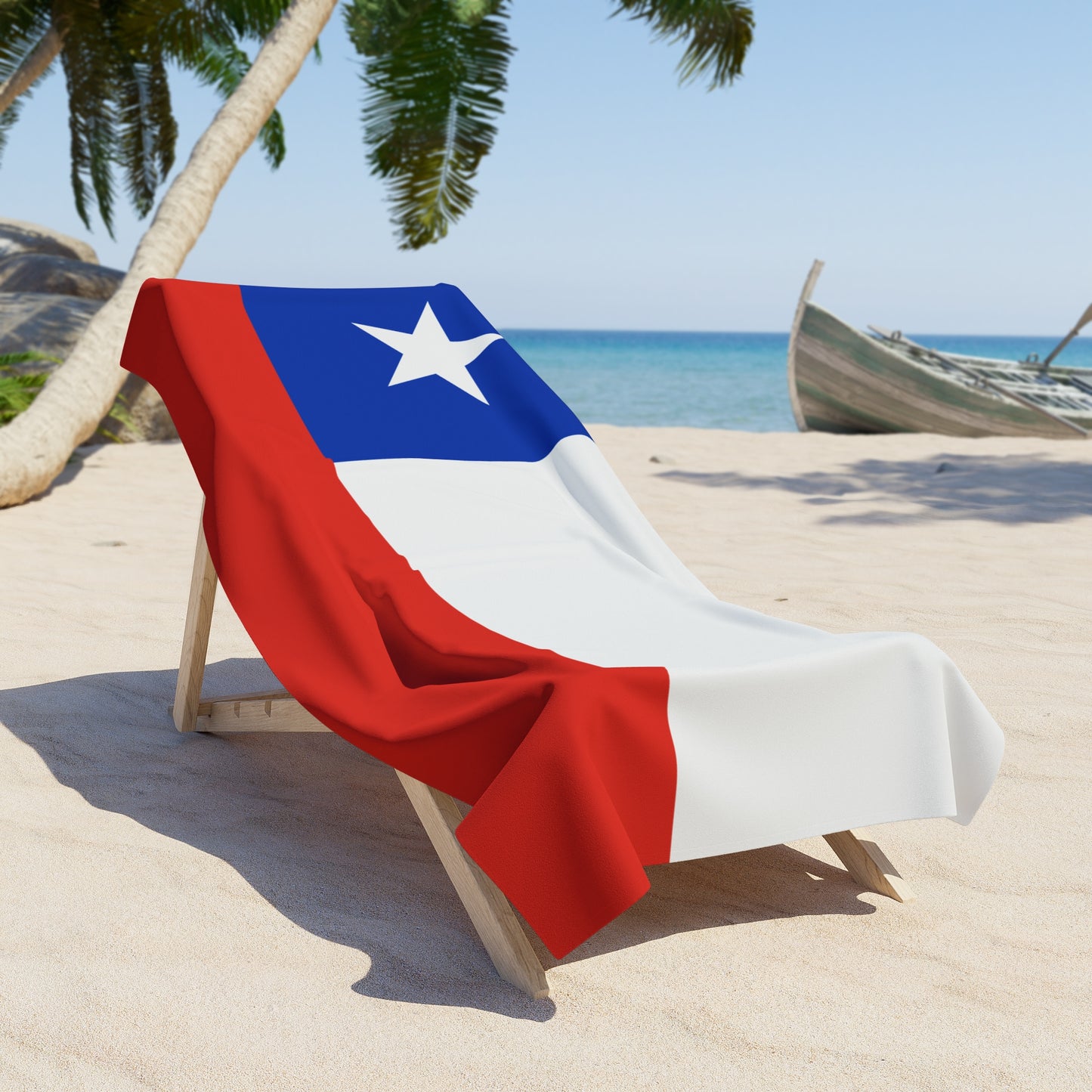 CHILE Flag Beach Towel | Quality & Long Lasting - Larger or Smaller | Chilean Pride | Gift for Chileans - Latinos 4 The World