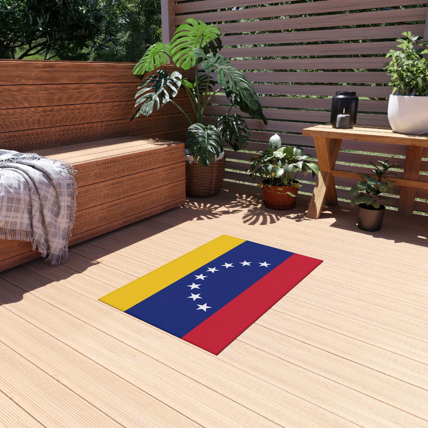 Flag Of Venezuela Outdoor Non-Slip Door Mat | Copa America | 24"x36"