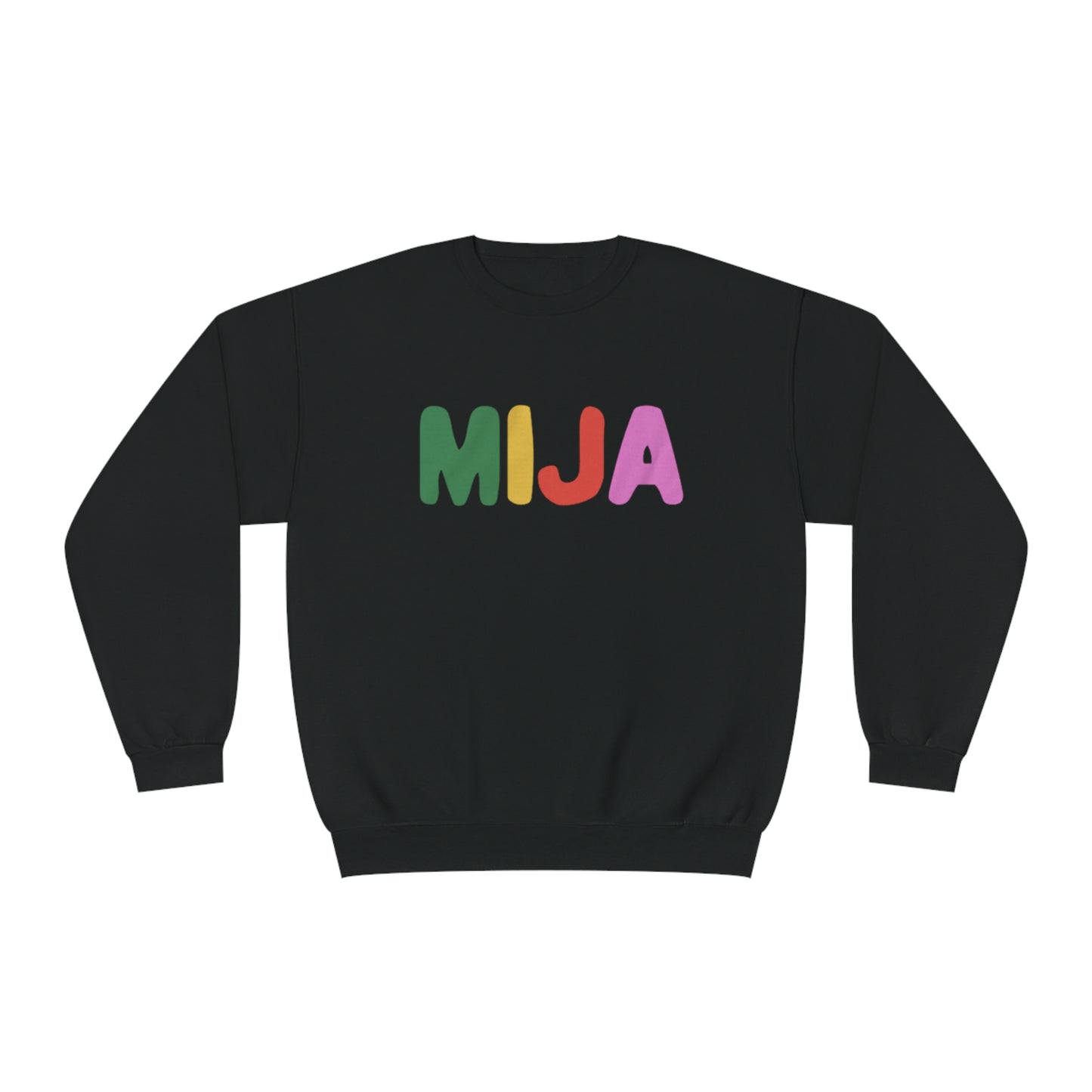 MIJA Crewneck Sweatshirt | Fleece-Lined Crewneck | 4 Colors Available - Latinos 4 The World