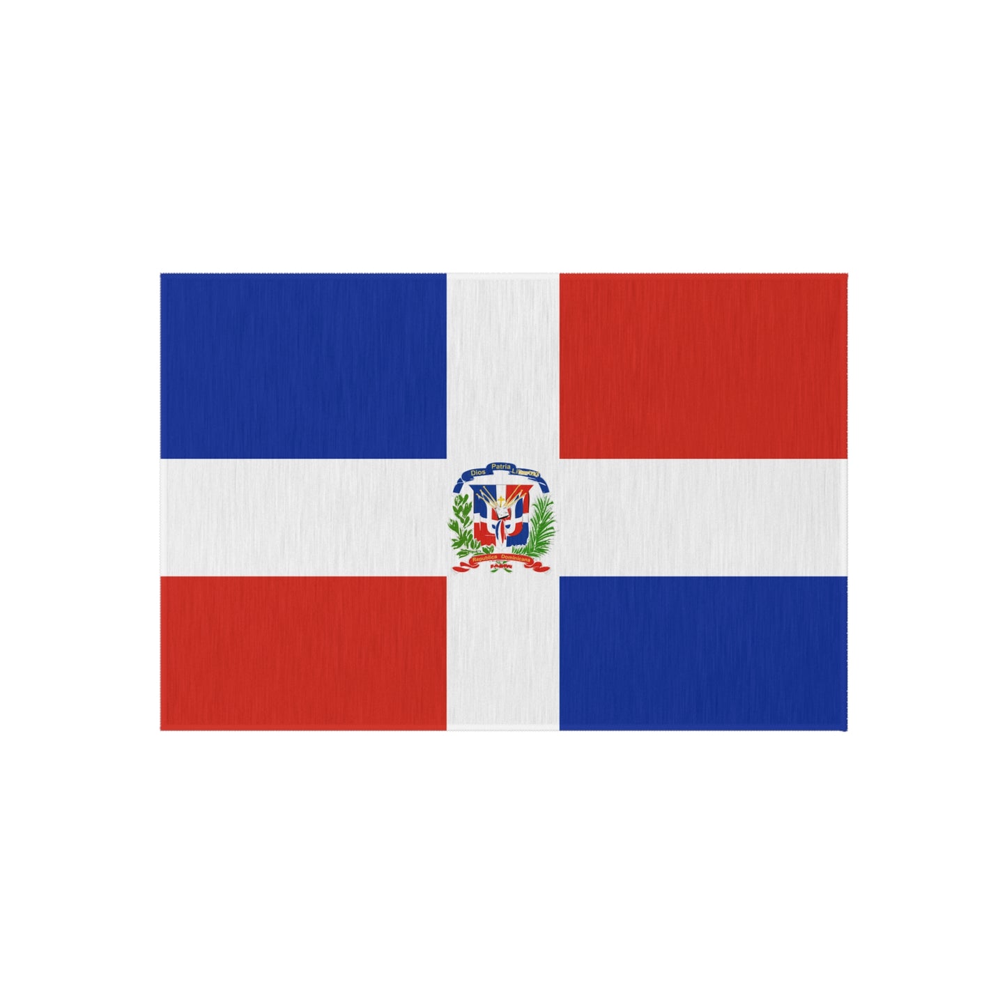 Flag Of Dominican Republic Outdoor Non-Slip Door Mat | Copa America | 24"x36"