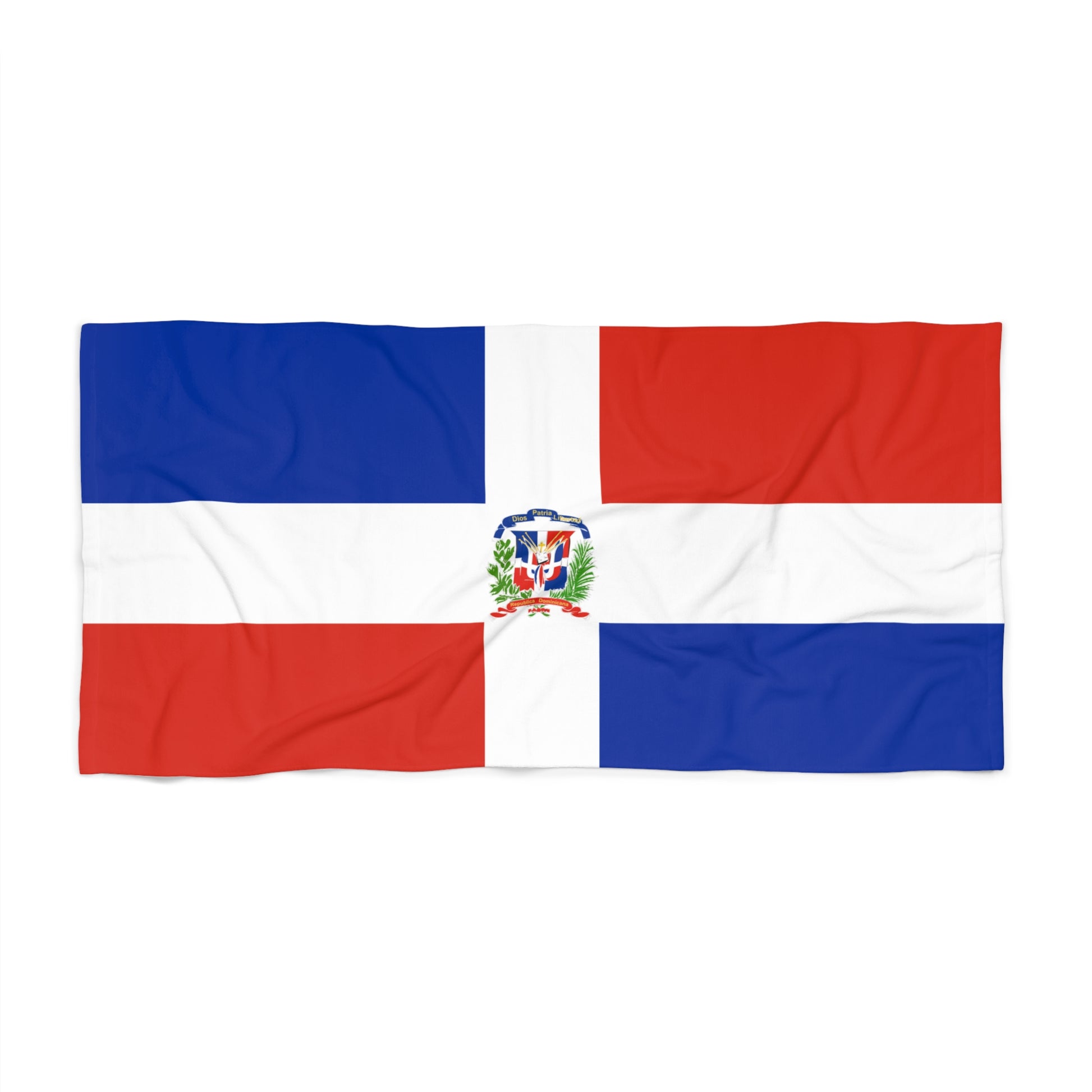 Dominican Republic Flag Beach Towel | Quality Long Lasting - 2 Sizes | Dominican Pride, Gift for Dominicans - Latinos 4 The World