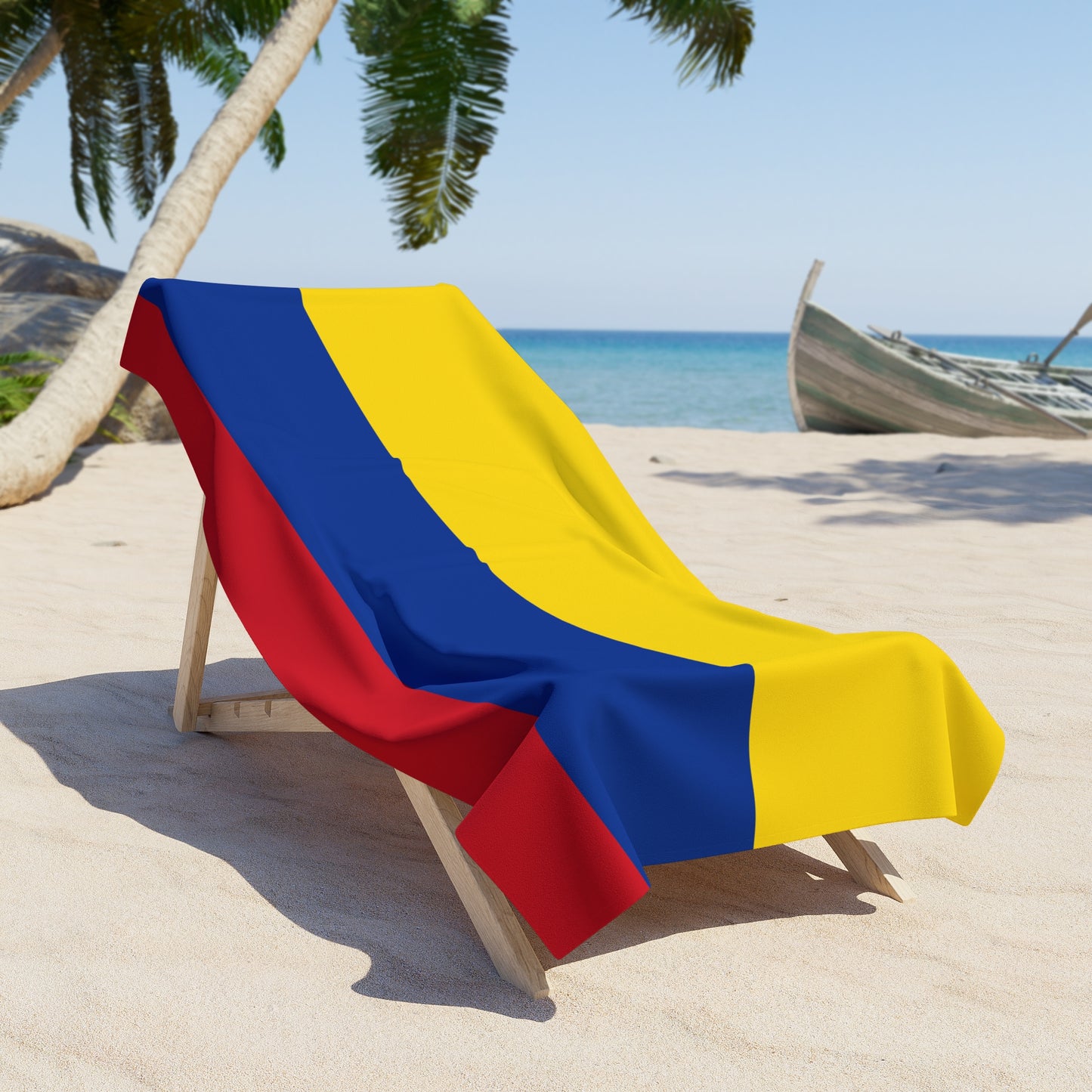 COLOMBIA Flag Beach Towel | Quality & Long Lasting - 2 Sizes | Colombian Pride | Gift for Colombianos - Latinos 4 The World