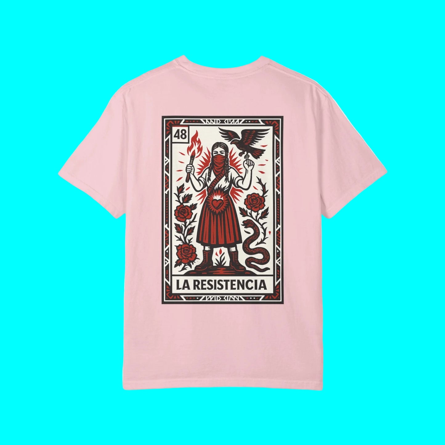 La Resistencia Double Sided T-shirt | Chinga La Migra Protest Edition Immigration Ice Justice| Latino Pride Viral Tees