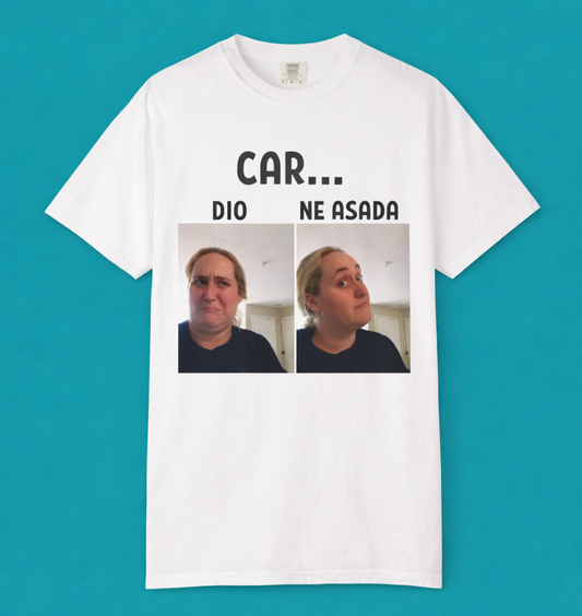 Cardio vs Carne Asada T-shirt | Two Panel Contrasting Reaction Meme | Latino Viral Tees