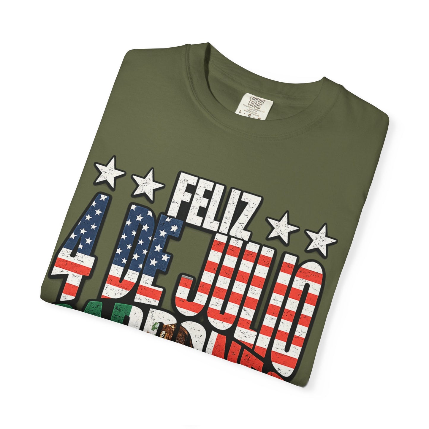 Feliz 4 de Julio Cabrones T-shirt | Mexico + USA Funny Viral Latino Pride Tees | Unisex - July 4th