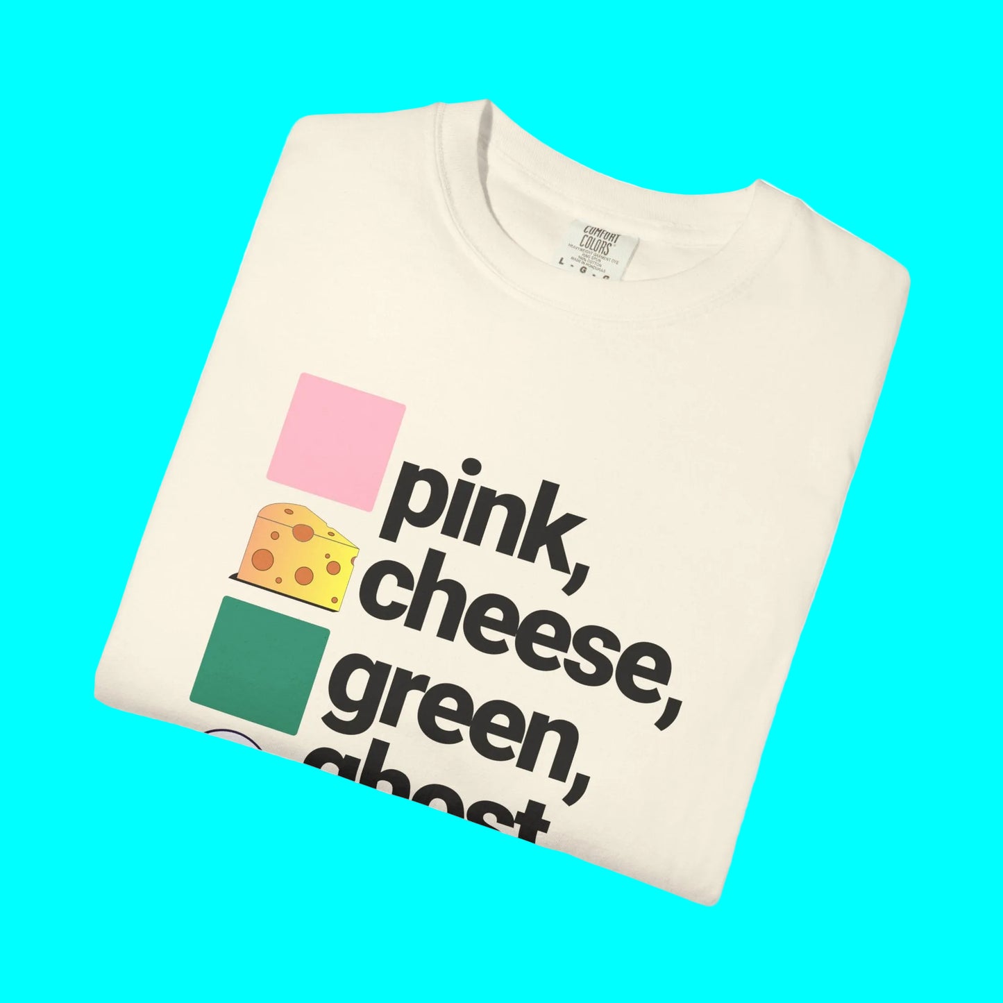 PINCHES GRINGOS (PINK CHEESE GREEN GHOST) T-shirt | Viva Mexico Latino Pride Funny Viral