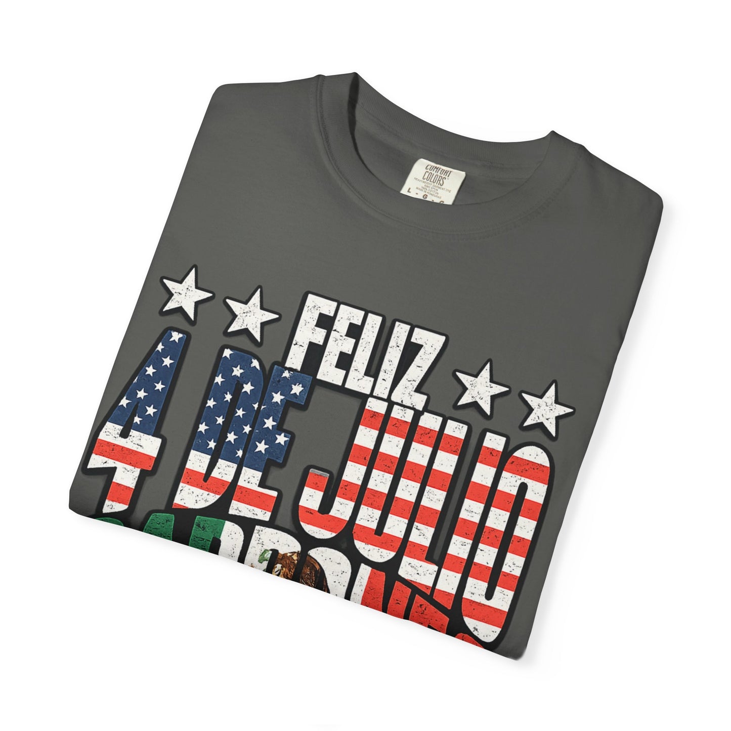 Feliz 4 de Julio Cabrones T-shirt | Mexico + USA Funny Viral Latino Pride Tees | Unisex - July 4th