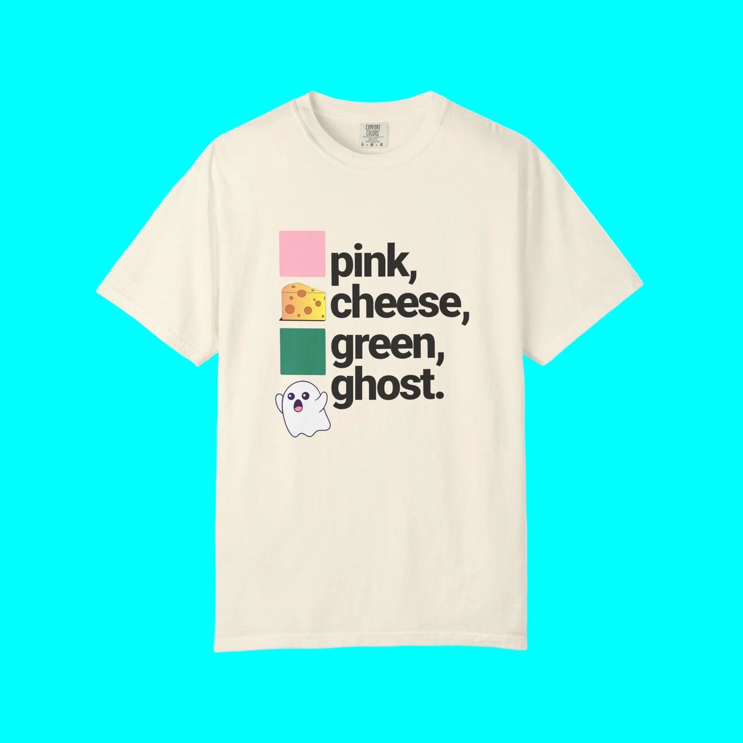 PINCHES GRINGOS (PINK CHEESE GREEN GHOST) T-shirt | Viva Mexico Latino Pride Funny Viral