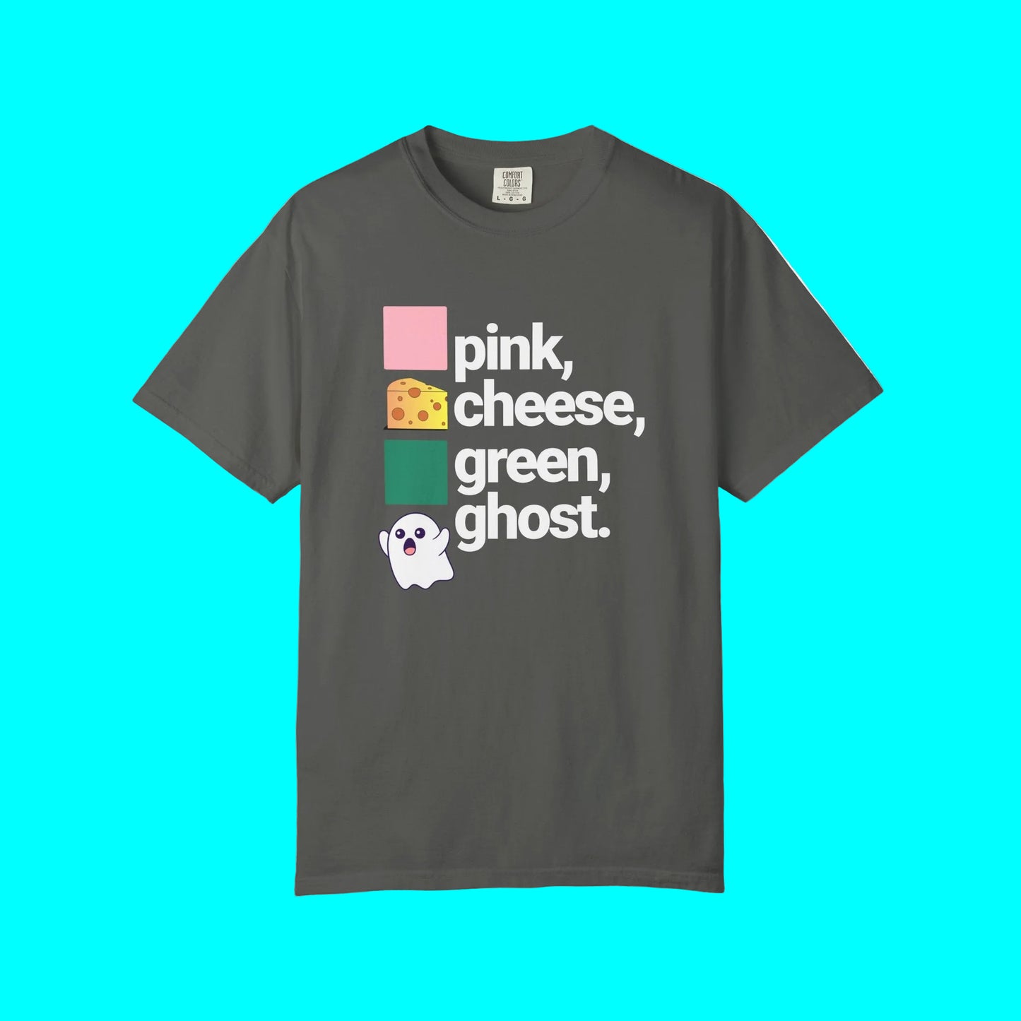 PINCHES GRINGOS (PINK CHEESE GREEN GHOST) T-shirt | Viva Mexico Latino Pride Funny Viral