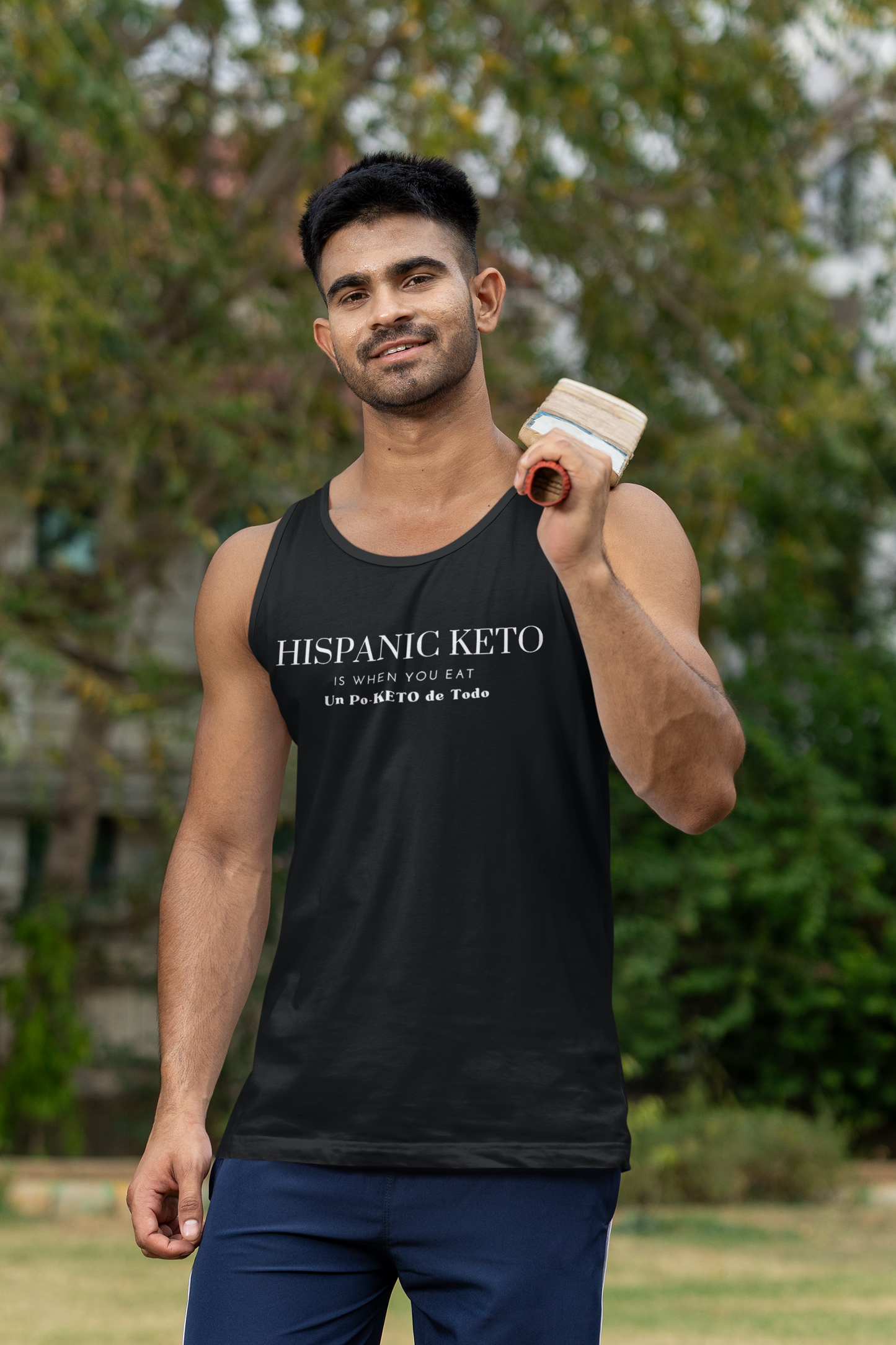 Hispanic Keto Is When You Eat Un Po-Keto De Todo Tanktop | Light Cotton | Funny Viral Latino Tees | Unisex - 4 COLORS