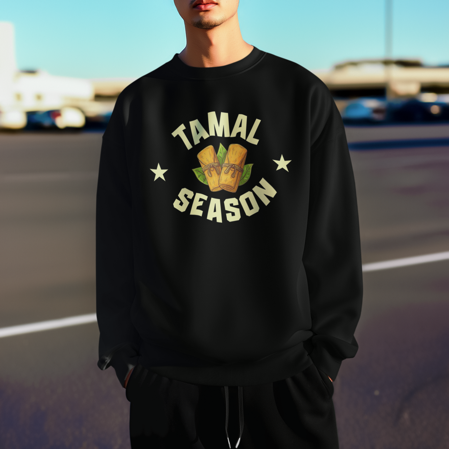 Tamal Season College Sports Crewneck Sweater | Funny Viral Latino | 3 Colors