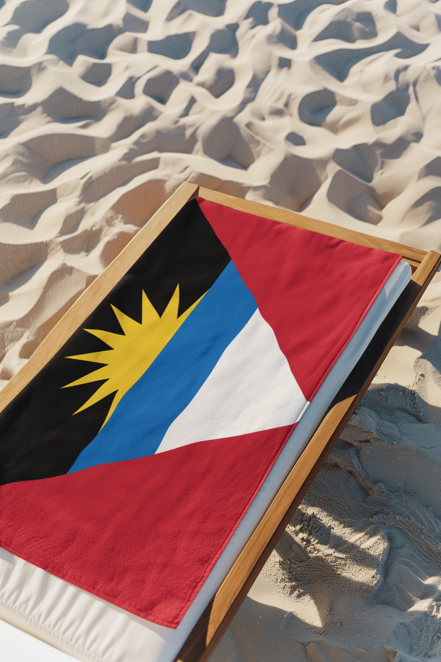 Antigua and Barbuda Beach Towel | Quality & Long Lasting - 2 Sizes | Antiguan Pride | Gift for Antiguan and Barbudans