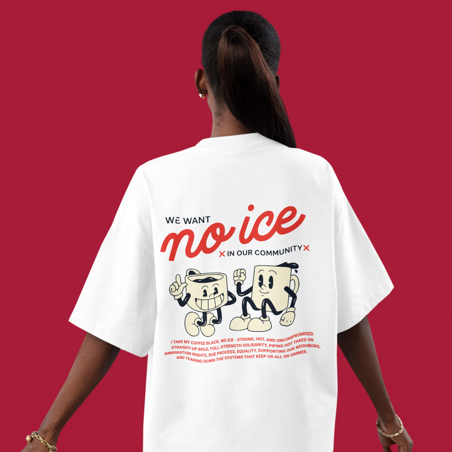 We Want No Ice In Our Community Retro T-shirt | Chinga La Migra Immigration Abolish Ice Justice | Latino Pride Viral Tees
