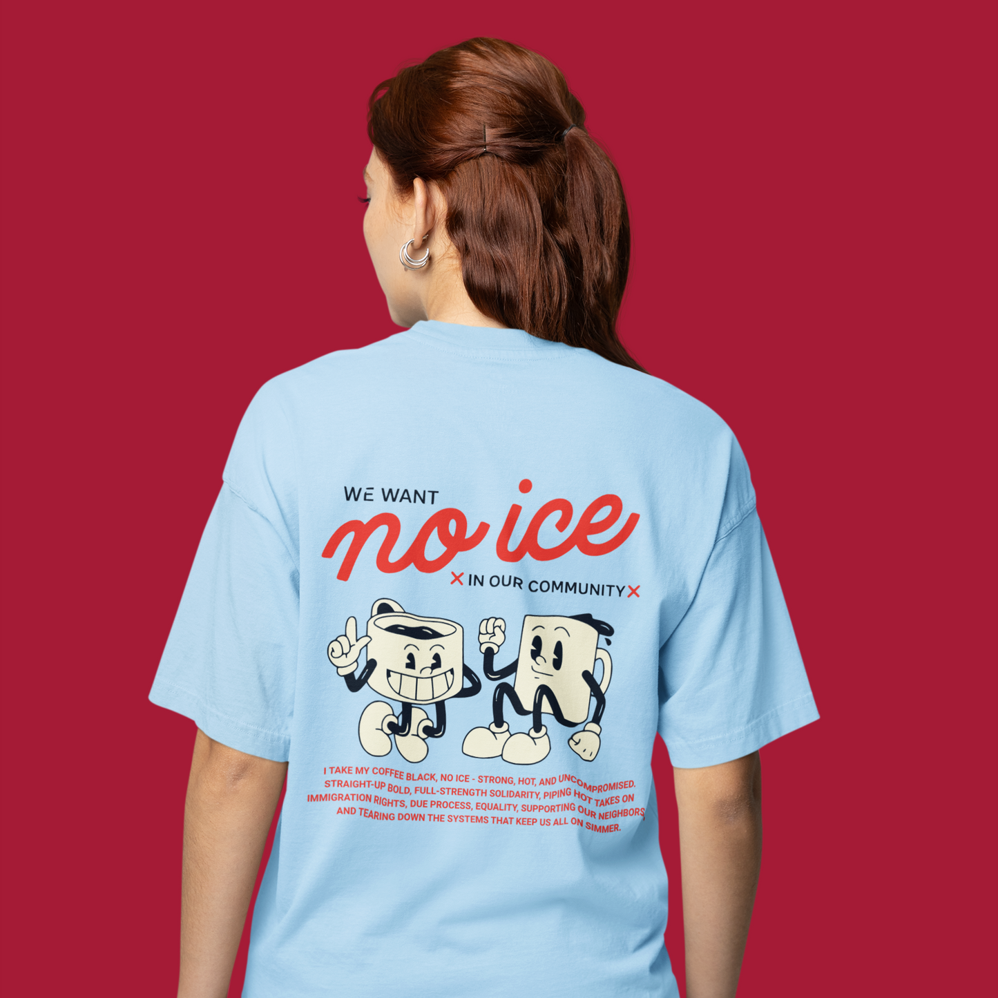 We Want No Ice In Our Community Retro T-shirt | Chinga La Migra Immigration Abolish Ice Justice | Latino Pride Viral Tees