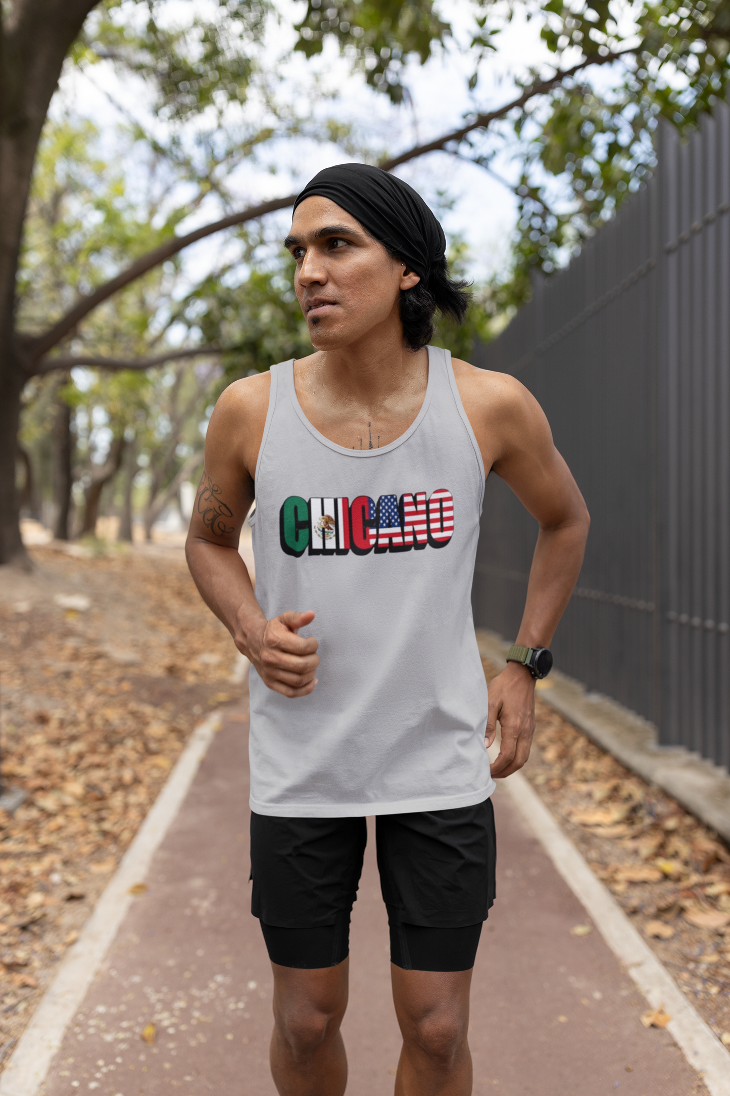 CHICANO Mexico + USA Tanktop | Light Cotton | 4th Of July Funny Viral Latino Tees | Unisex - 3 COLORS