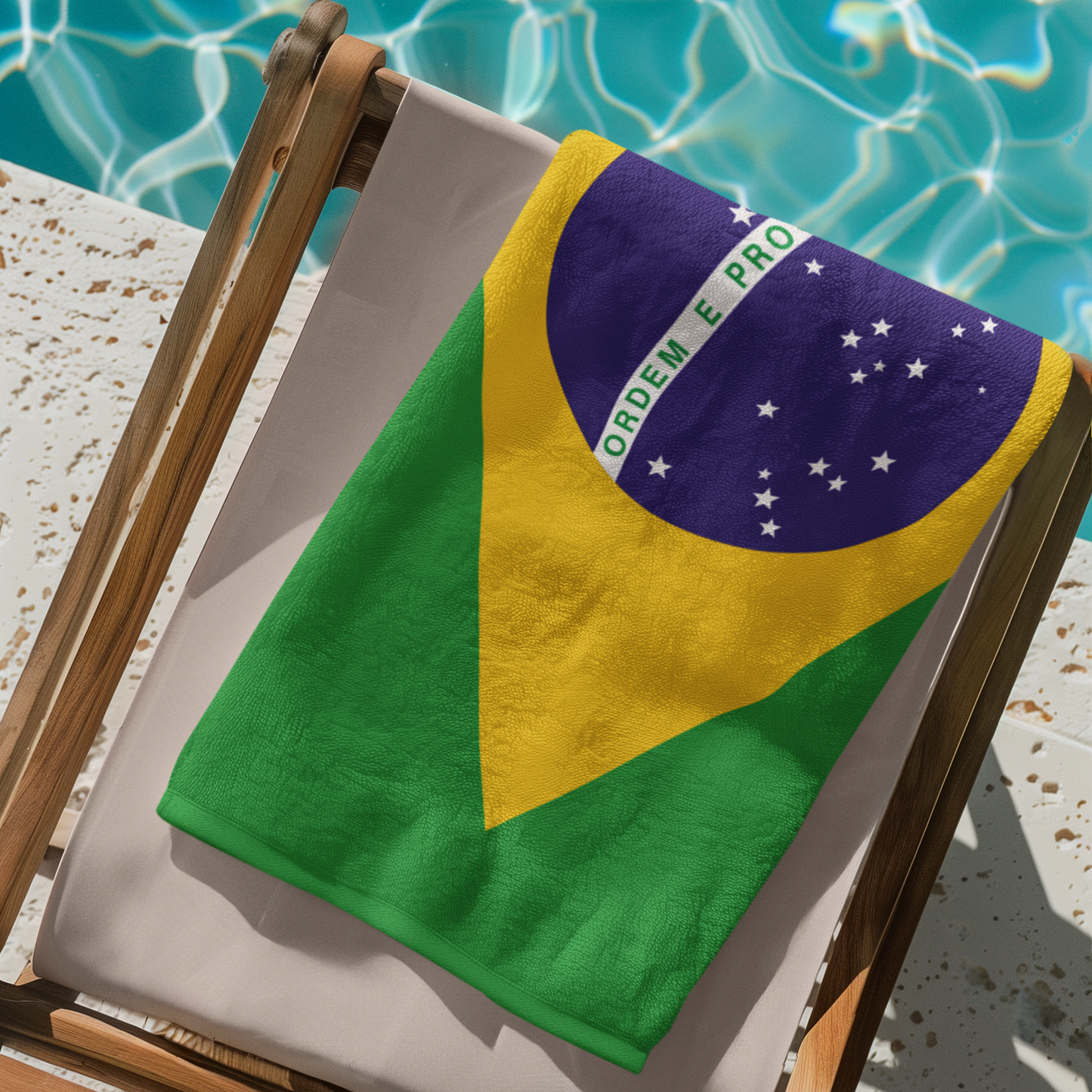 BRAZIL Flag Beach Towel | Quality & Long Lasting - 2 Sizes | Brazilian Pride | Gift for Brazilians