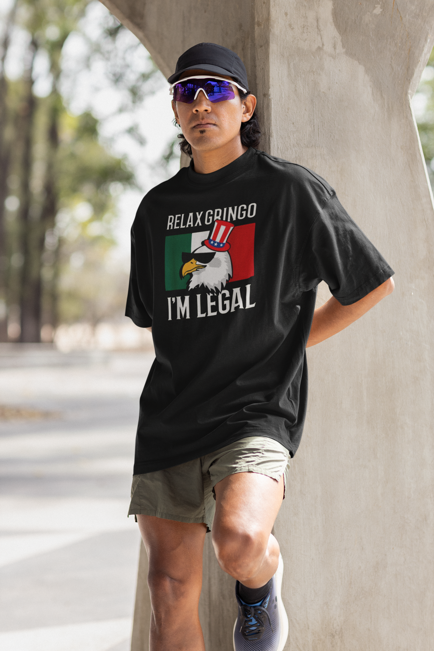 Relax Gringo, I'm Legal T-shirt | Mexico + USA Funny Viral Latino Tees | Unisex - 3 Colors